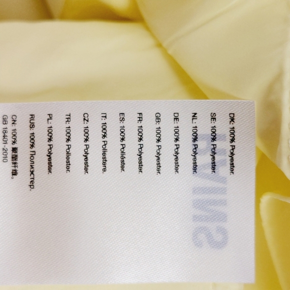 New RAINS Fleece Vest in STRAW Pale Yellow P4178 - Picture 9 of 10